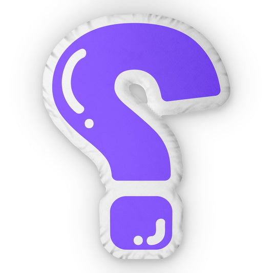 Question Mark Pillow — Sit With It