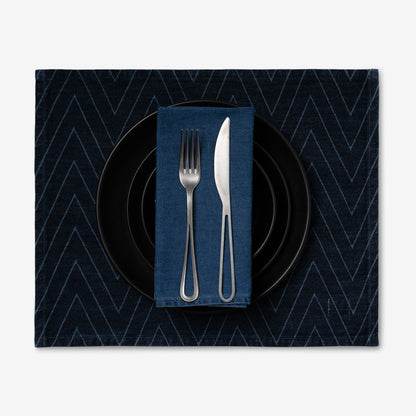 PLACEMAT - LASER PRINTED DENIM