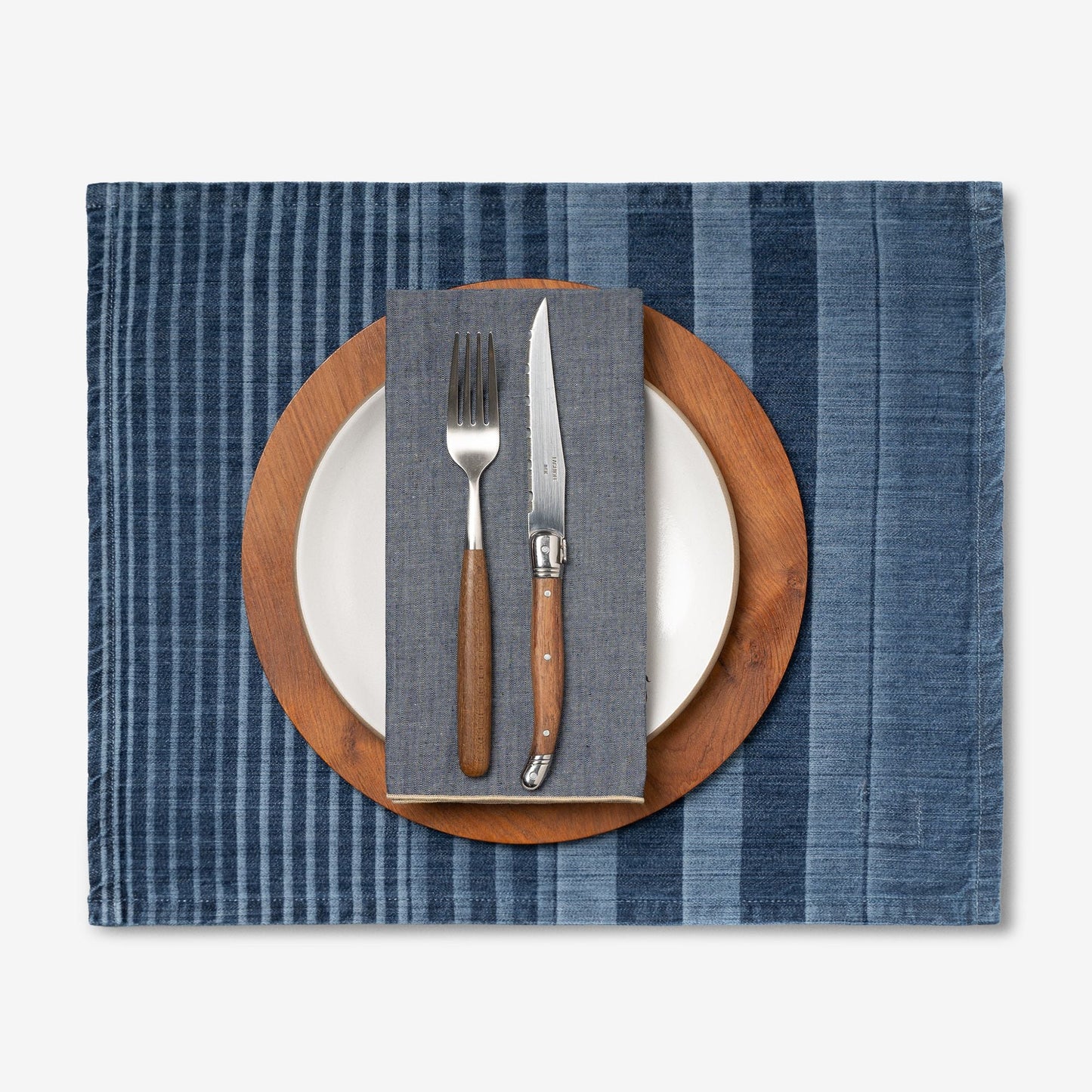 PLACEMAT - LASER PRINTED DENIM