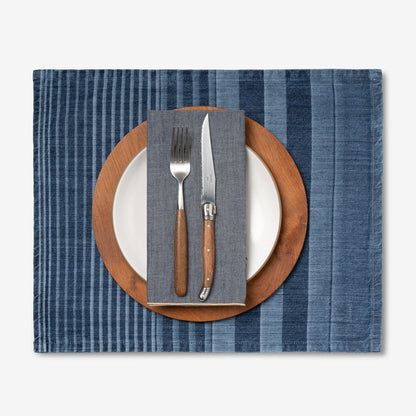 PLACEMAT - LASER PRINTED DENIM
